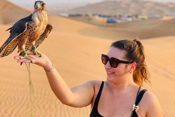 Dubai Morning 4 Hrs Safari Sharing Jeep Sand Boarding &Camle Ride