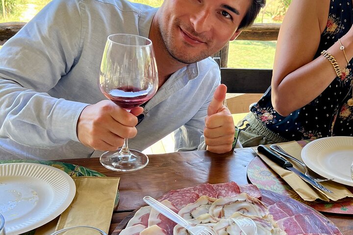 Visit to the Cinta Senese farm in Montepulciano