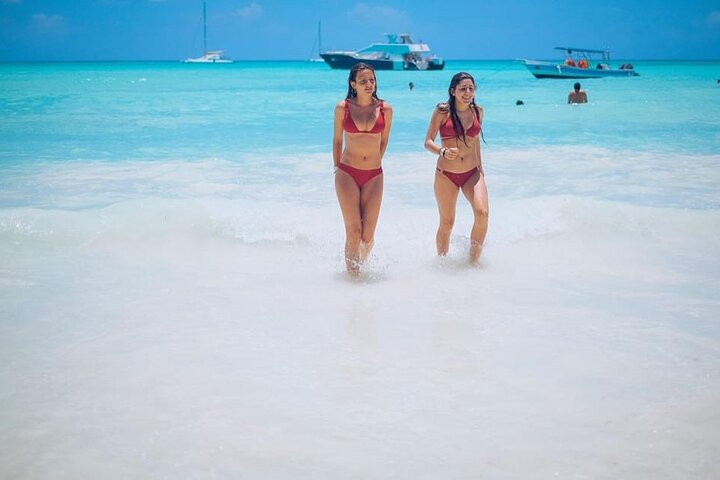 From Santo Domingo Saona Island Food And Drink Catamaran Vip