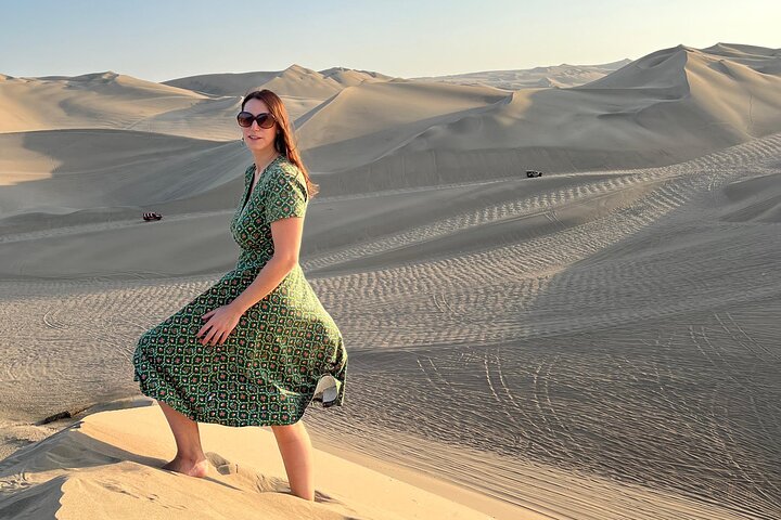 Buggy experience in Huacachina at sunset