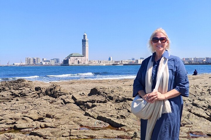 Casablanca Half-day Guided Tour with Hassan II mosque ticket