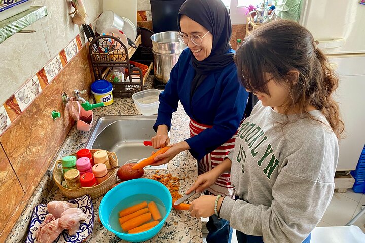 Moroccan Cooking Class with a Local Family & Market Visit