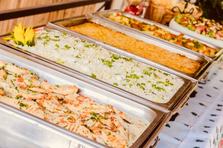 From Santo Domingo Saona Island Food And Drink Catamaran Vip