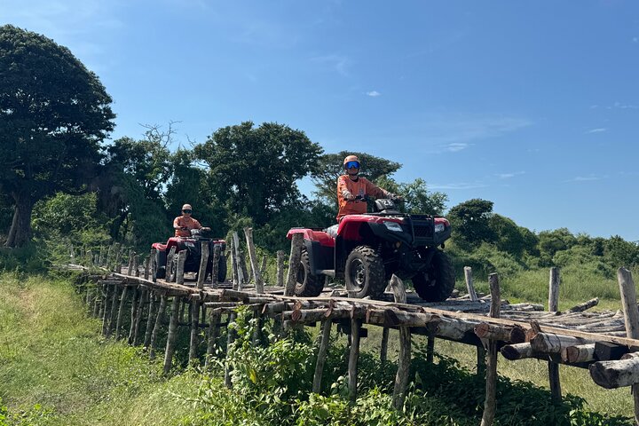 Jungle and beach ATV tour + lunch + tequila tasting
