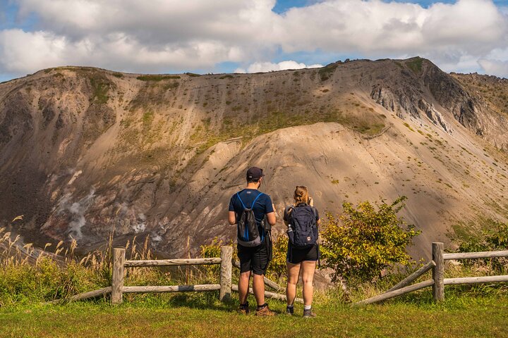 Hike Mt. Usu and visit Lake Toya Day Tour