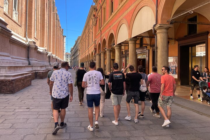 Bologna Walking Food Tour and Highlights with a Local Guide