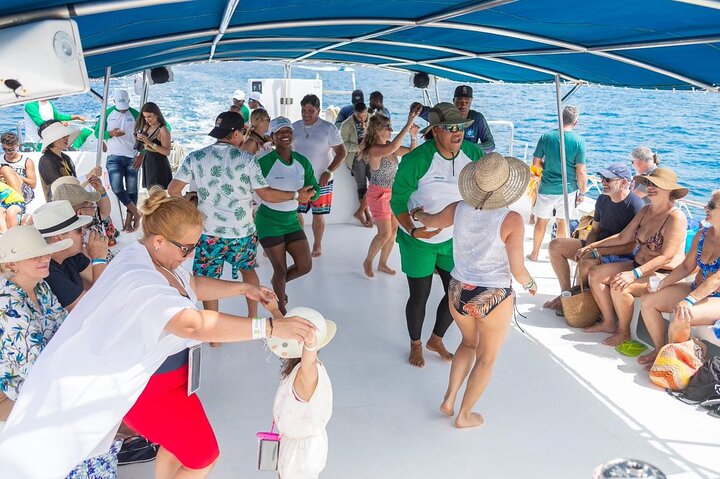 From Santo Domingo Saona Island Food And Drink Catamaran Vip