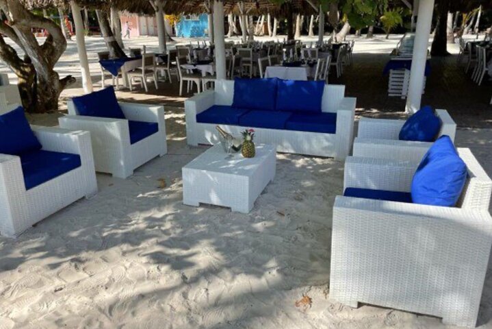From Santo Domingo Saona Island Food And Drink Catamaran Vip