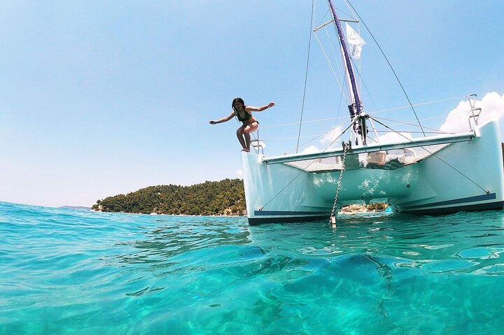 From Santo Domingo Saona Island Food And Drink Catamaran Vip