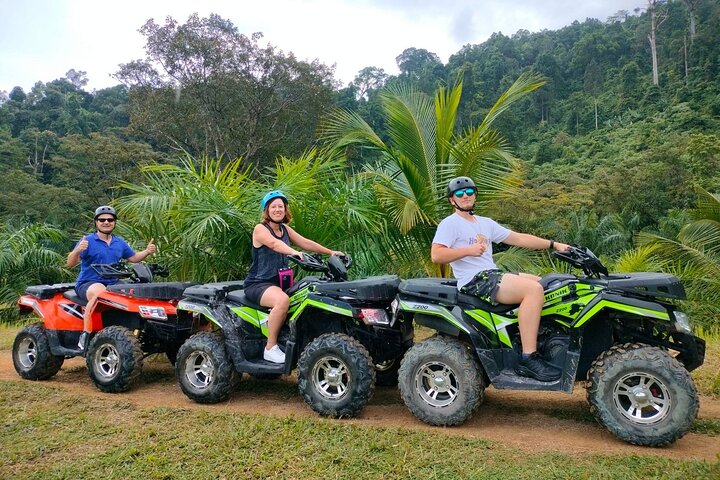 ATV Ride Through Mountain and Waterfall Trails in Khao Lak