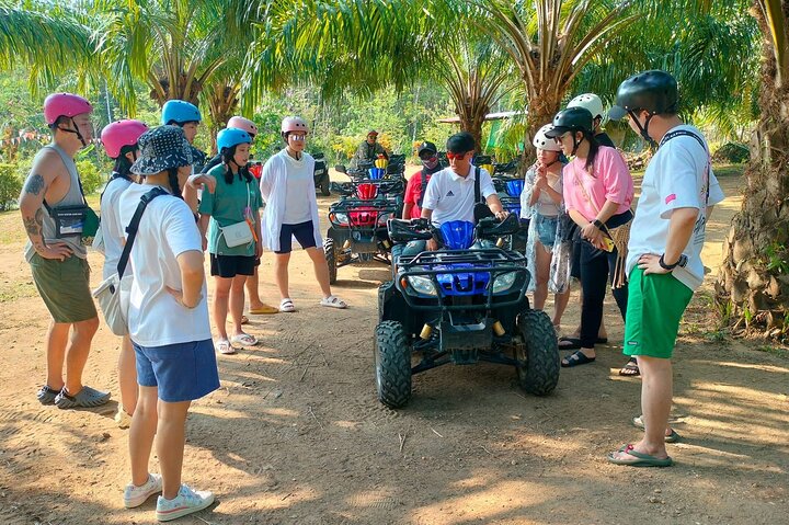 ATV Ride Through Mountain and Waterfall Trails in Khao Lak