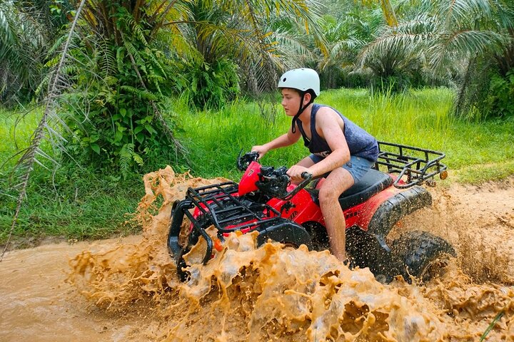 ATV Ride Through Mountain and Waterfall Trails in Khao Lak