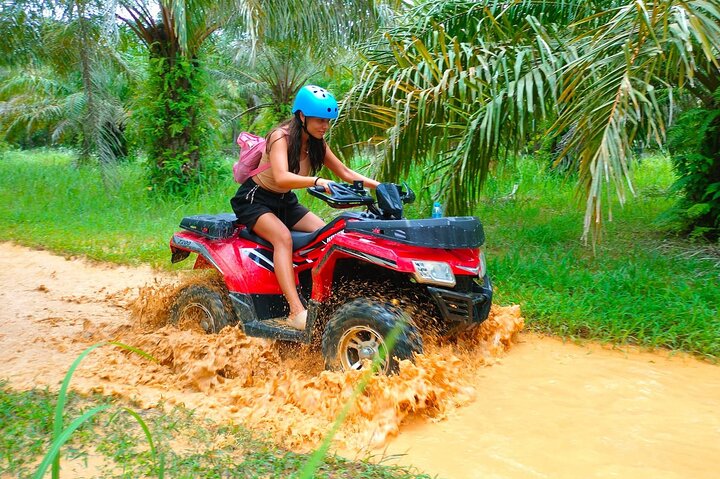 ATV Ride Through Mountain and Waterfall Trails in Khao Lak