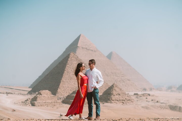 2 Hours Luxury Private Pyramids Photoshoot In Giza