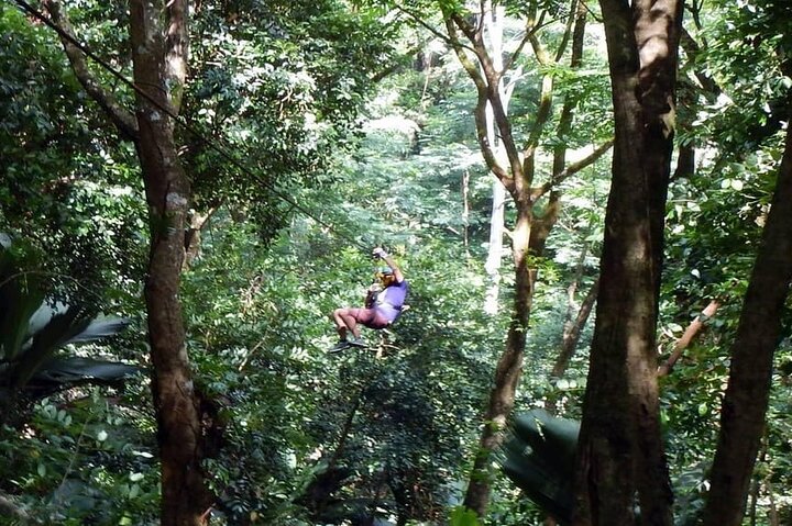 Mahe Island: Zip Lining and Marine Park Snorkeling Excursion
