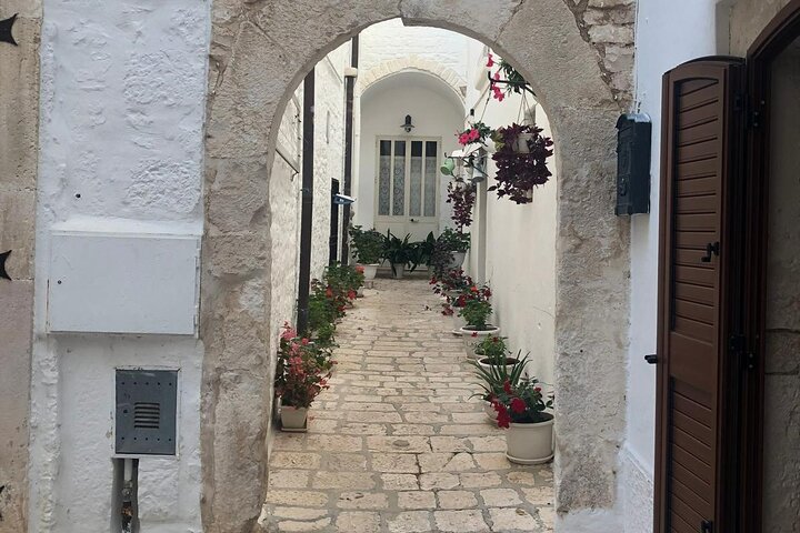 Locorotondo, Alberobello, Martina Franca departing from Taranto