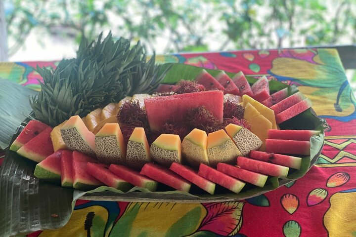Panama City Visit an Indian town Embera and waterfall with lunch