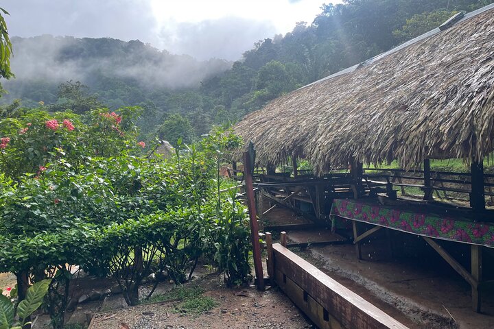 Panama City Visit an Indian town Embera and waterfall with lunch