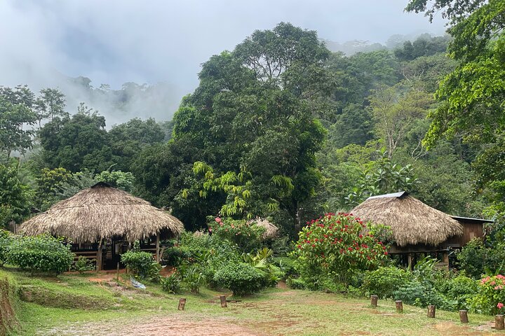 Panama City Visit an Indian town Embera and waterfall with lunch