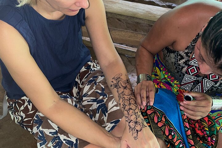 Panama City Visit an Indian town Embera and waterfall with lunch