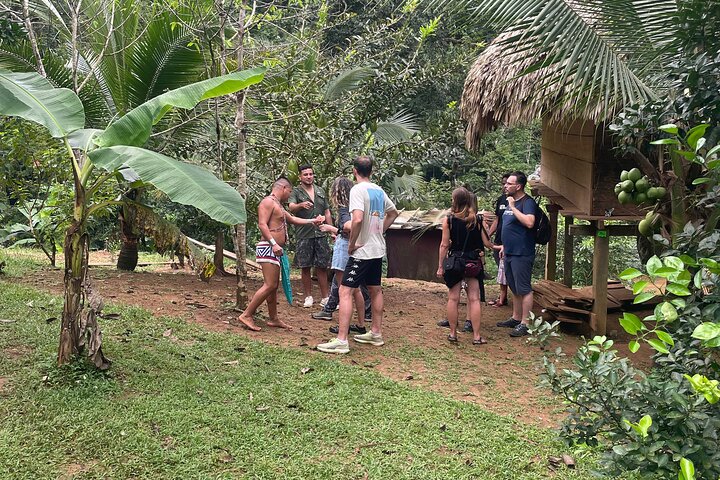 Panama City Visit an Indian town Embera and waterfall with lunch