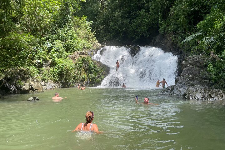 Panama City Visit an Indian town Embera and waterfall with lunch