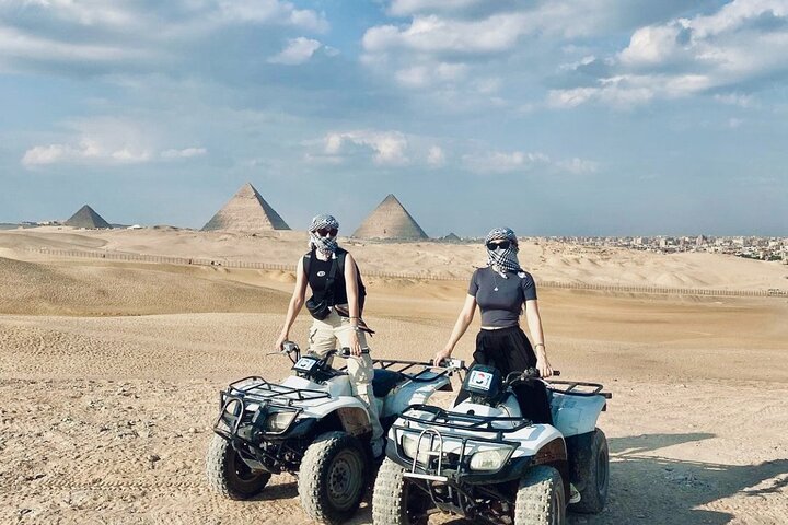 Pyramids Sphinx Camel ATV Bike Shopping and Nile Dinner Cruise
