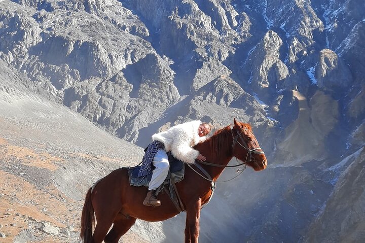 Horseback Riding Tour in Kazbegi to Elia Monastery (Easy)