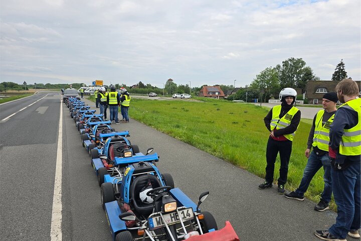 Überland Kart tour in the Hamburg area
