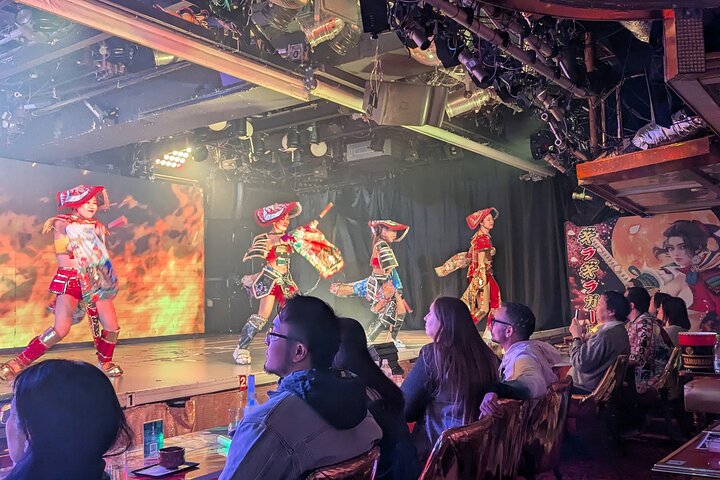 Samurai Show Ticket with 2 Drinks+Matcha set : SHINJUKU *Ages 18+