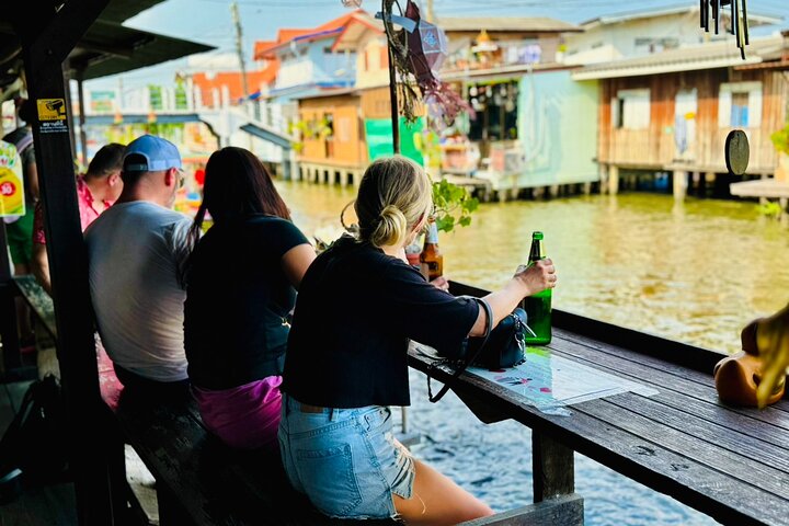 Hidden Bangkok Longtail Boat Tour to Big Buddha&Canal Life 2hrs