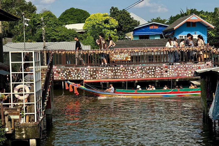 Hidden Bangkok Longtail Boat Tour to Big Buddha&Canal Life 2hrs