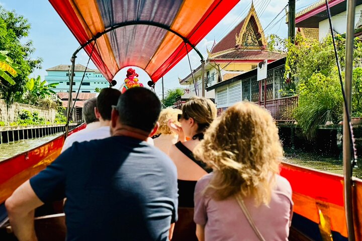 Hidden Bangkok Longtail Boat Tour to Big Buddha&Canal Life 2hrs