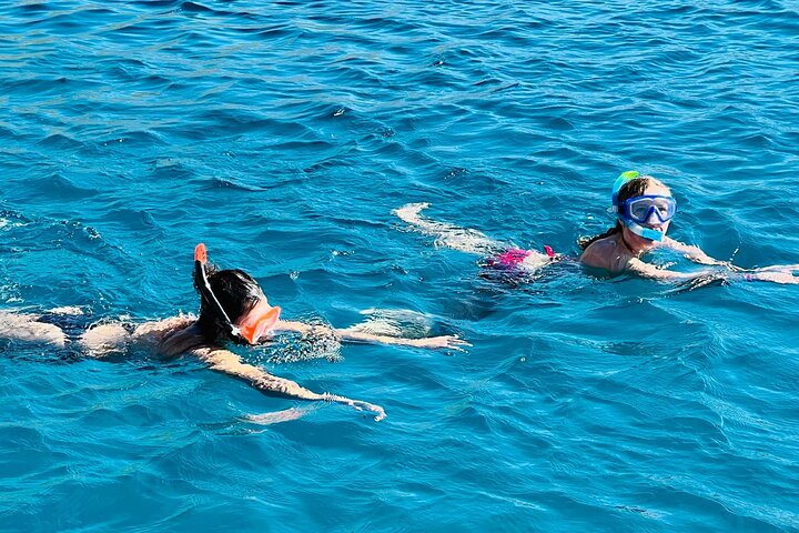Kos: Small-Group Full-Day Catamaran Boat Trip, Meal, Drinks &Swim