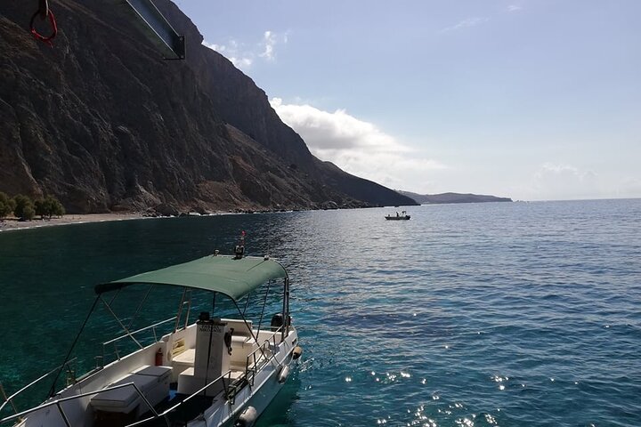 Loutro the hidden village in the South and Glyka Nera Beach