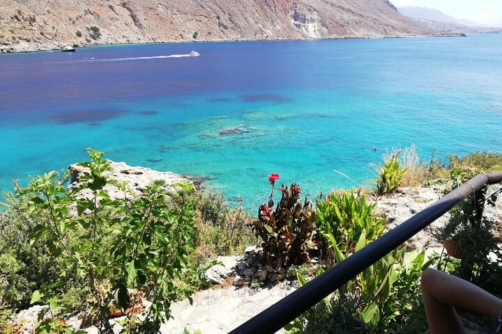 Loutro the hidden village in the South and Glyka Nera Beach