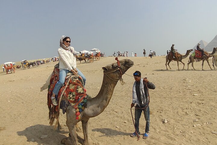 Giza Pyramids and Grand Egyptian Museum full day tour.