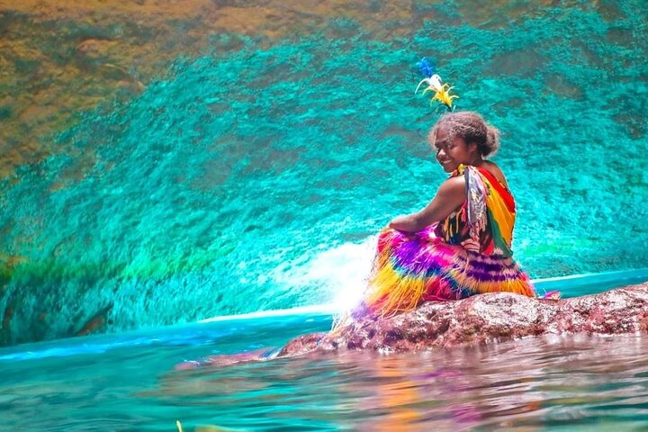 Blue Cave and Yakel Tribe tour