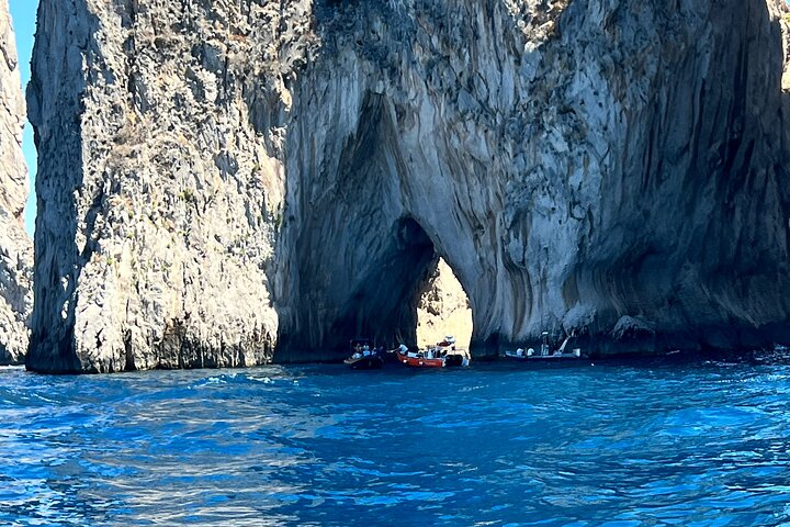 Private Boat Tour of Capri from Sorrento or Positano or Capri