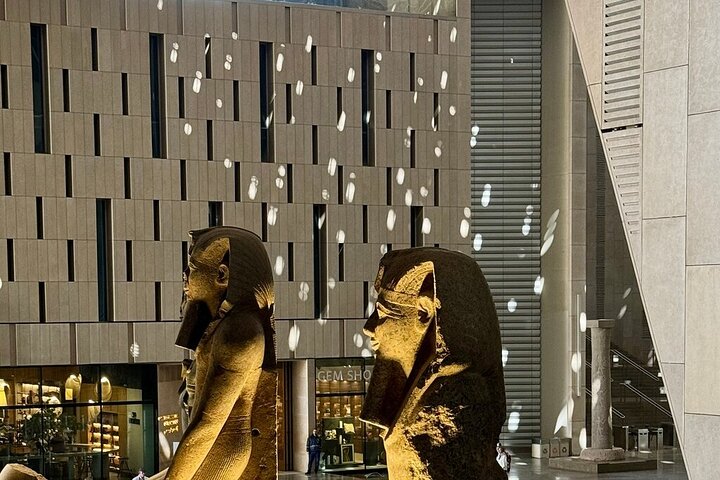 Grand Egyptian Museum Giza Pyramids and Sphinx in Private Tour