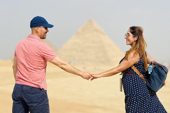 Grand Egyptian Museum Giza Pyramids and Sphinx in Private Tour