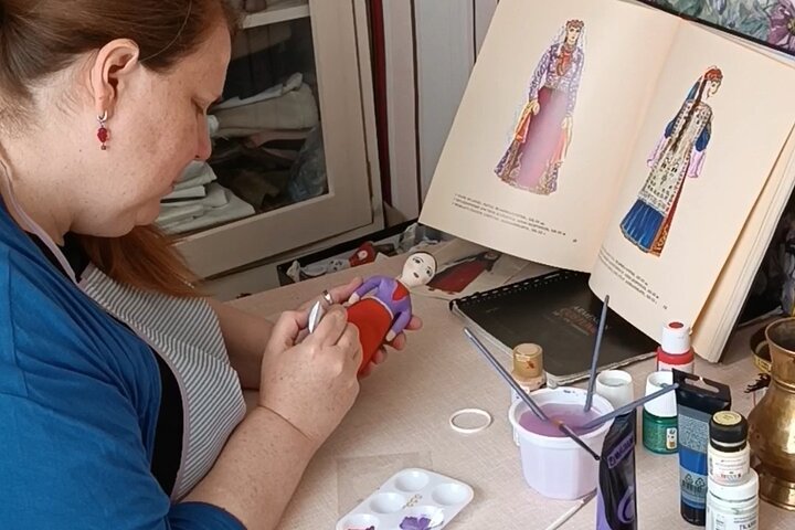Paint Your Own Traditional Doll