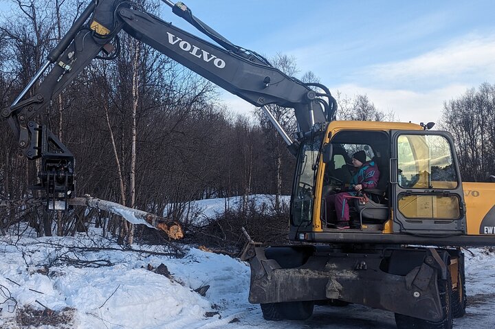 Snowmobile or UTV Safari in centrum of Alta city. close to harbor