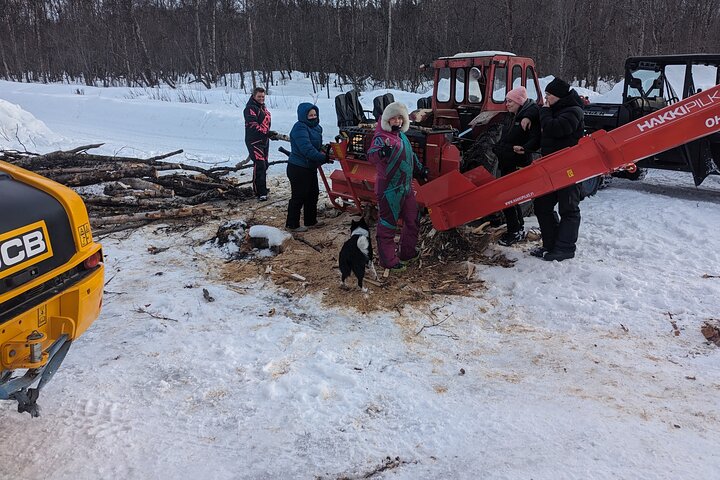Snowmobile or UTV Safari in centrum of Alta city. close to harbor
