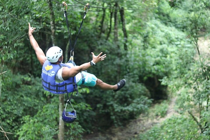 Damajagua Waterfalls, Zipline with Lunch and Transfer