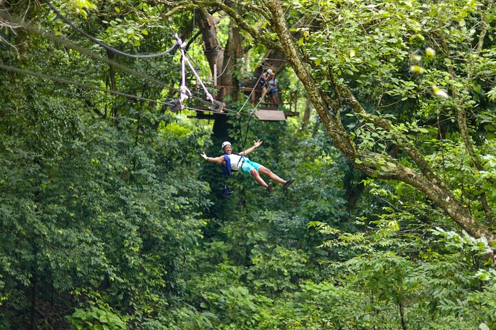 Damajagua Waterfalls, Zipline with Lunch and Transfer