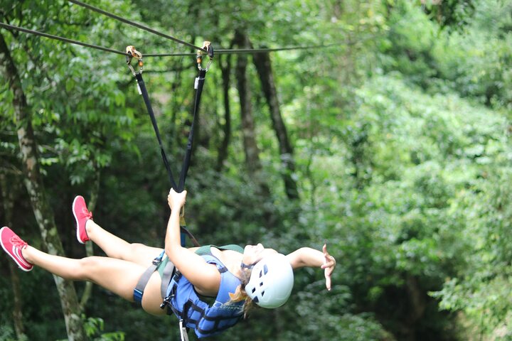 Damajagua Waterfalls, Zipline with Lunch and Transfer