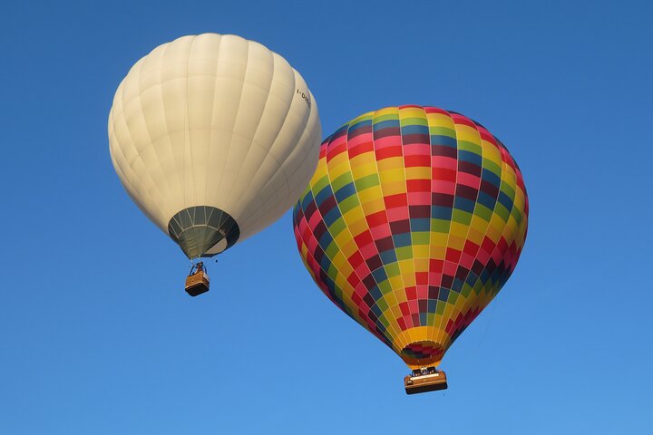 Aosta hot air balloon flight over the Alps with breathtaking views