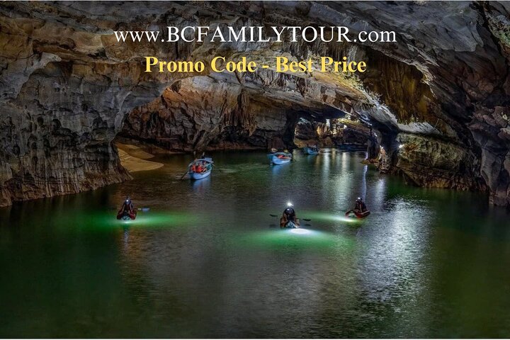 Phong Nha - Paradise Cave or Dark Cave - 1 Day All Inclusive
