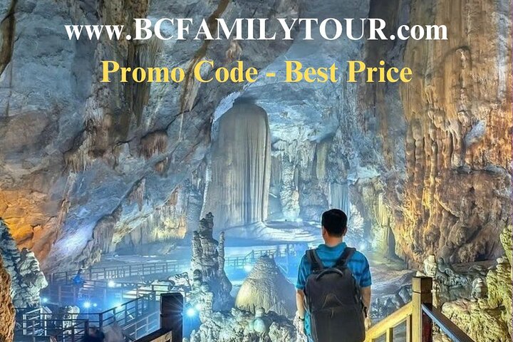 Phong Nha - Paradise Cave or Dark Cave - 1 Day All Inclusive